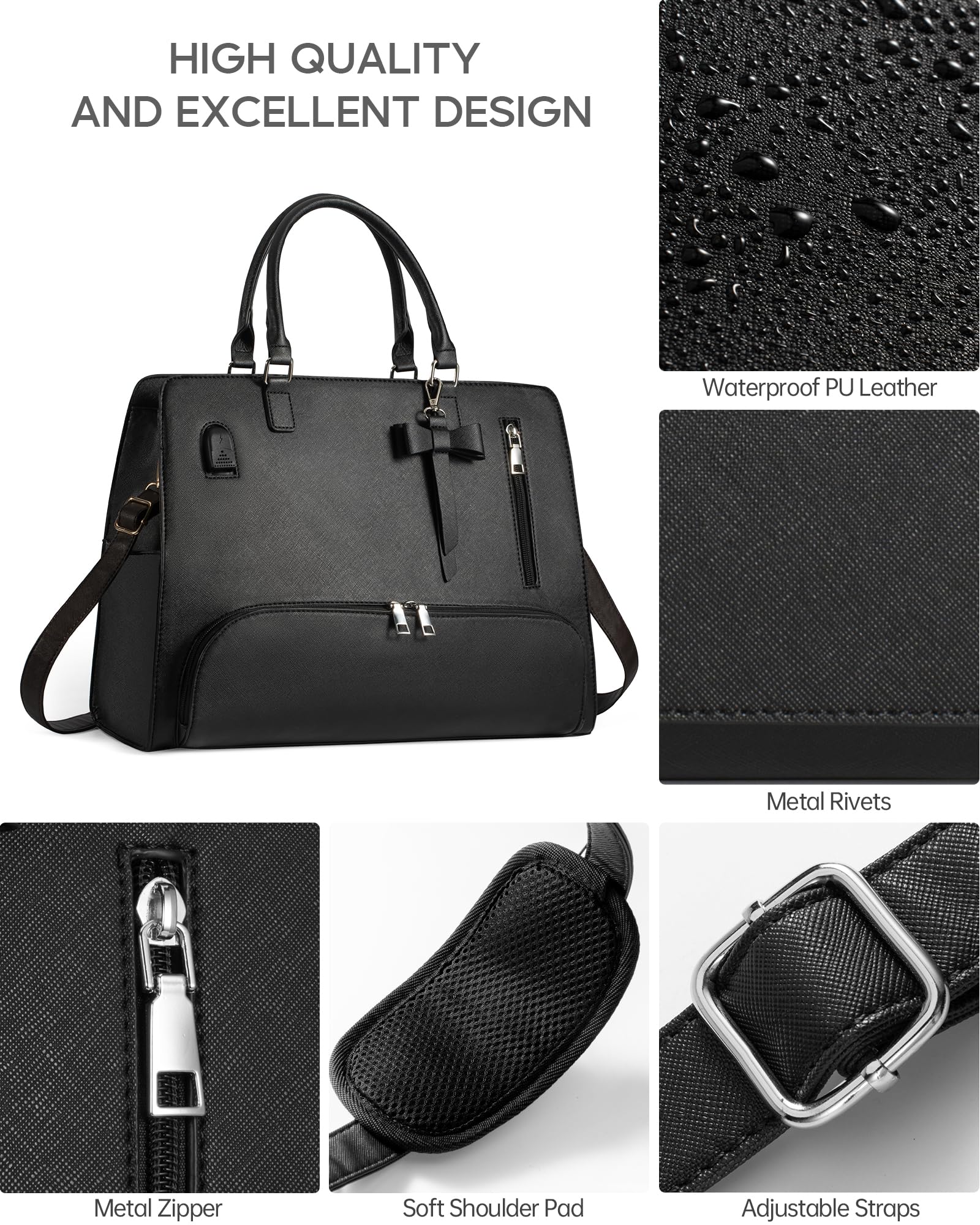 Tiostep crossbody and shoulder carry options for hands-free convenience.