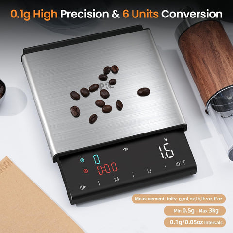 Tipre touch sensor enables seamless start and stop during brewing sessions