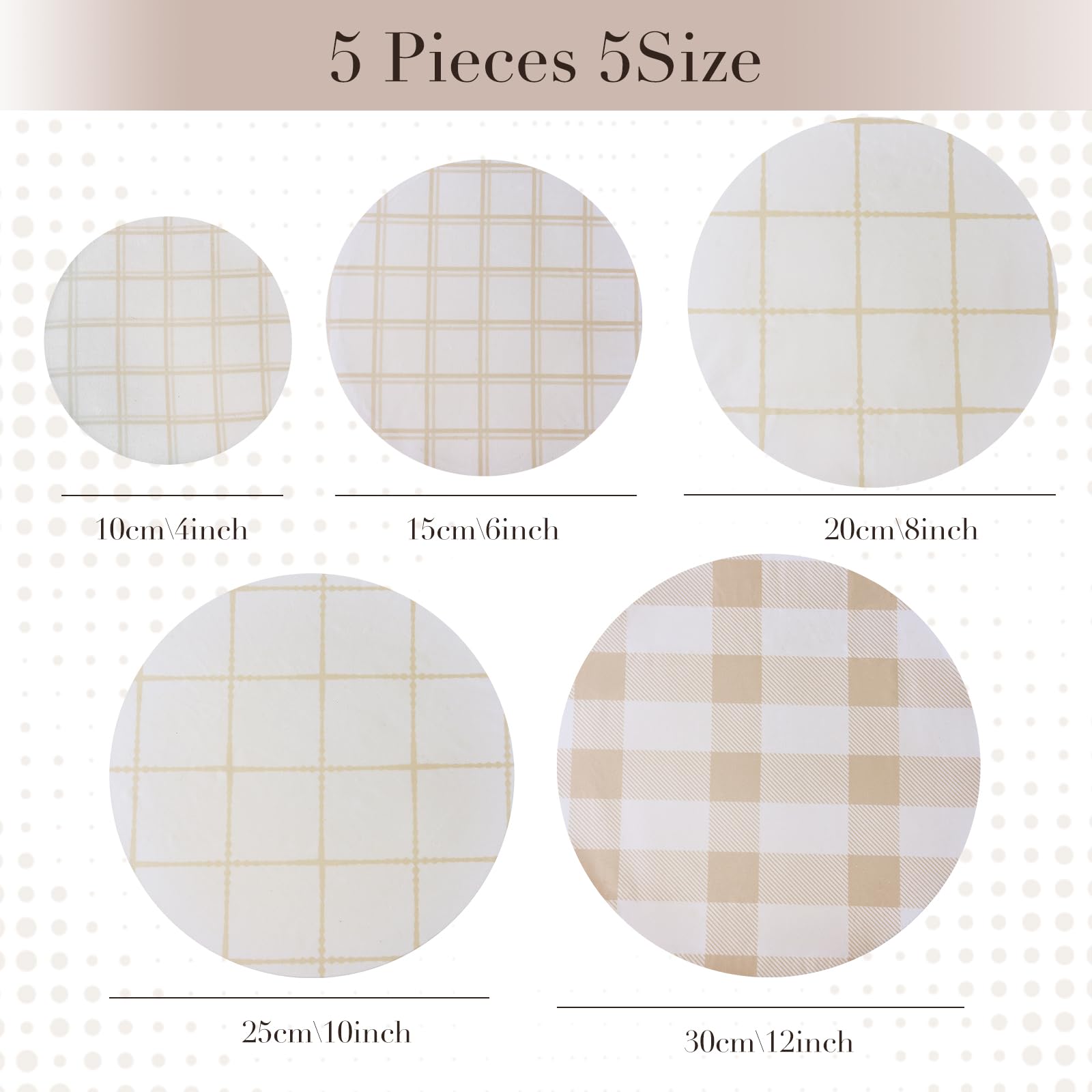 Tirphy beeswax bowl cover 6-inch for mid-size bowls, breathable and reusable.