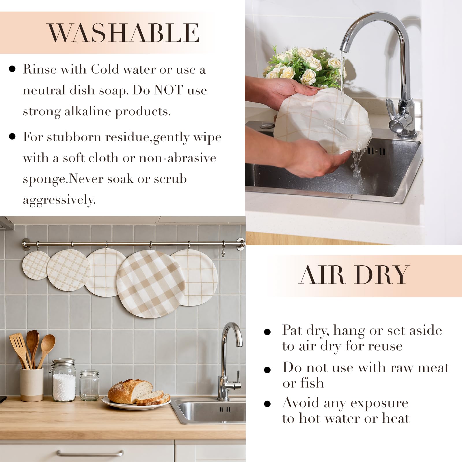 Tirphy sourdough proofing cover helps maintain moisture balance during rise.
