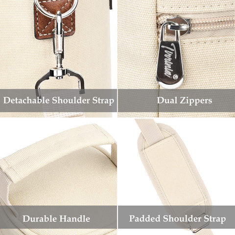 Tirrinia beige wine gift bag, a stylish present for wine lovers.