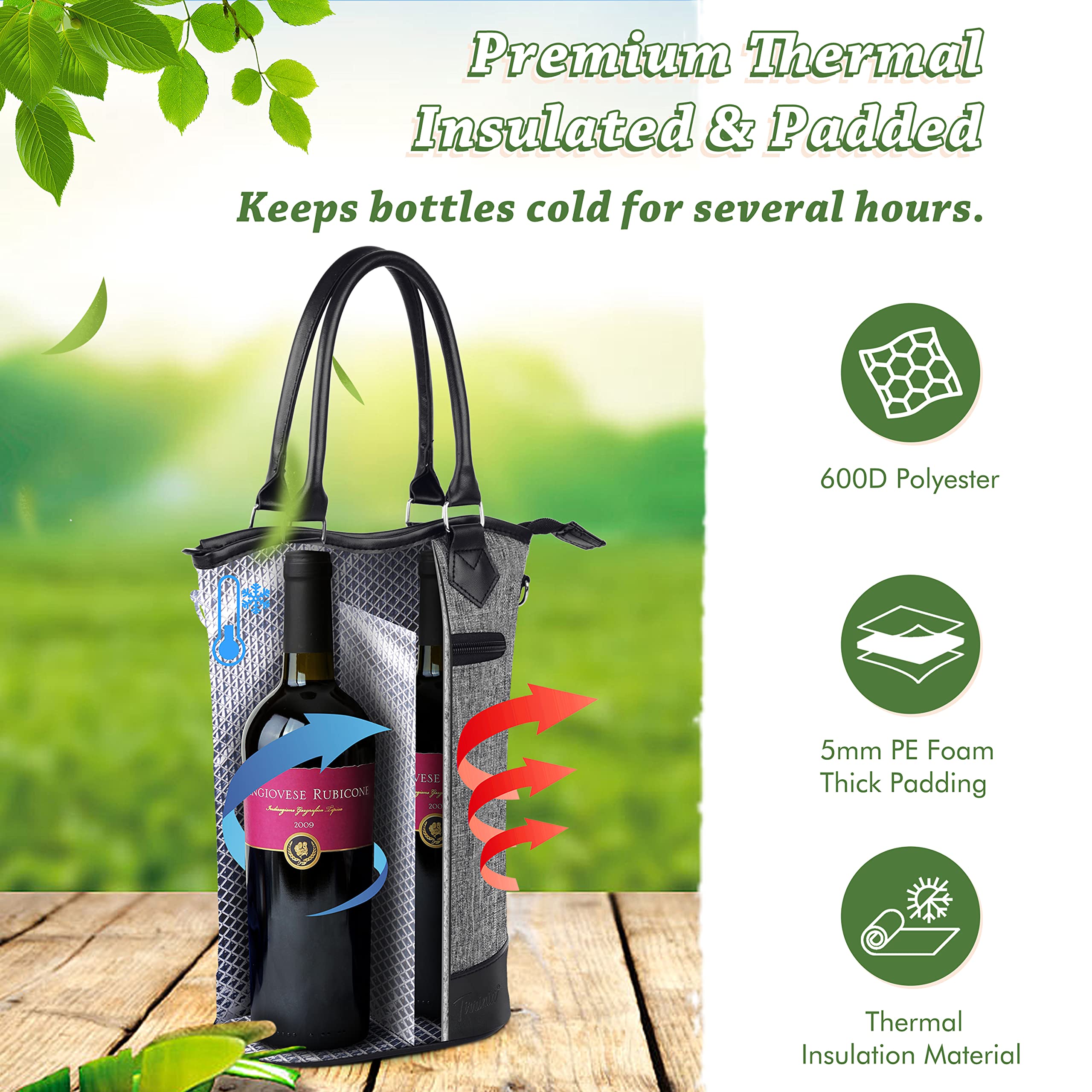 Tirrinia collapsible tote folds for easy storage while traveling