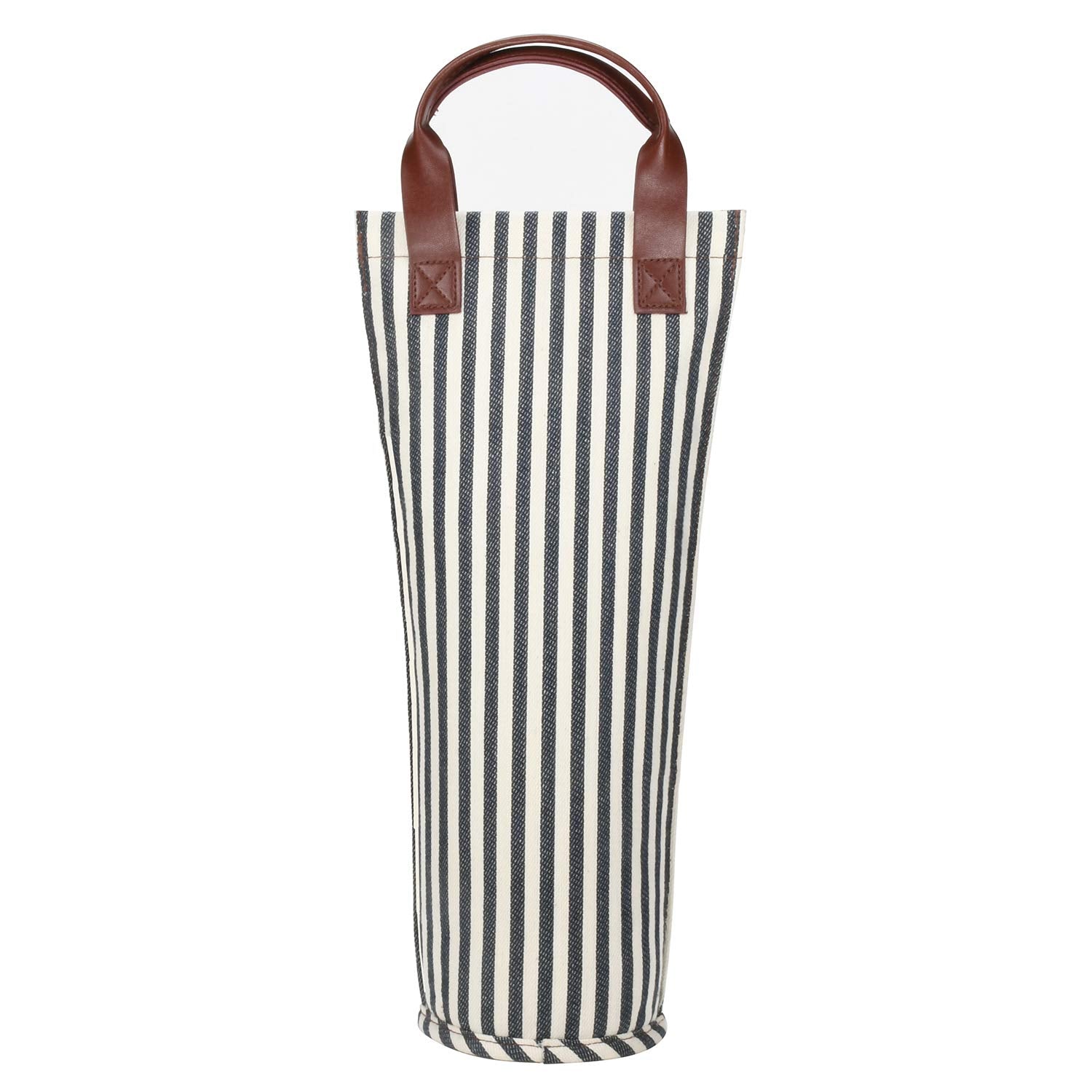 Tirrinia single wine gift tote bag insulated front view ideal for travel and picnics
