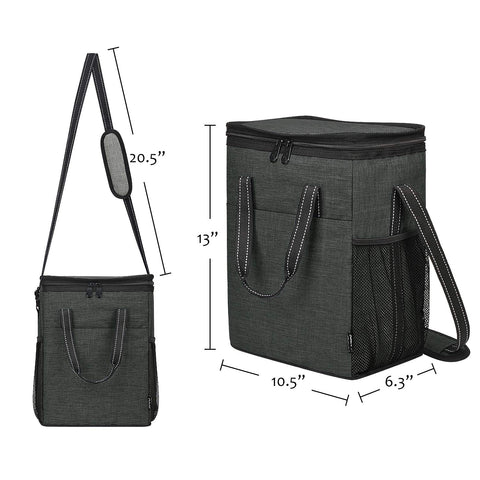 Tirrinia sturdy wine gift bag with classy look and durable stitching.