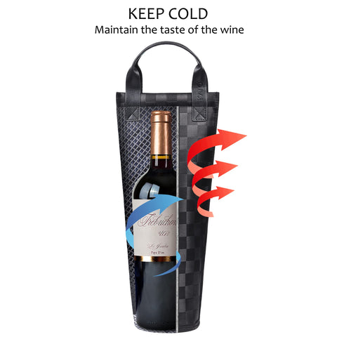 Tirrinia travel-picnic-wine-bag ready for picnics, concerts, and beach outings.