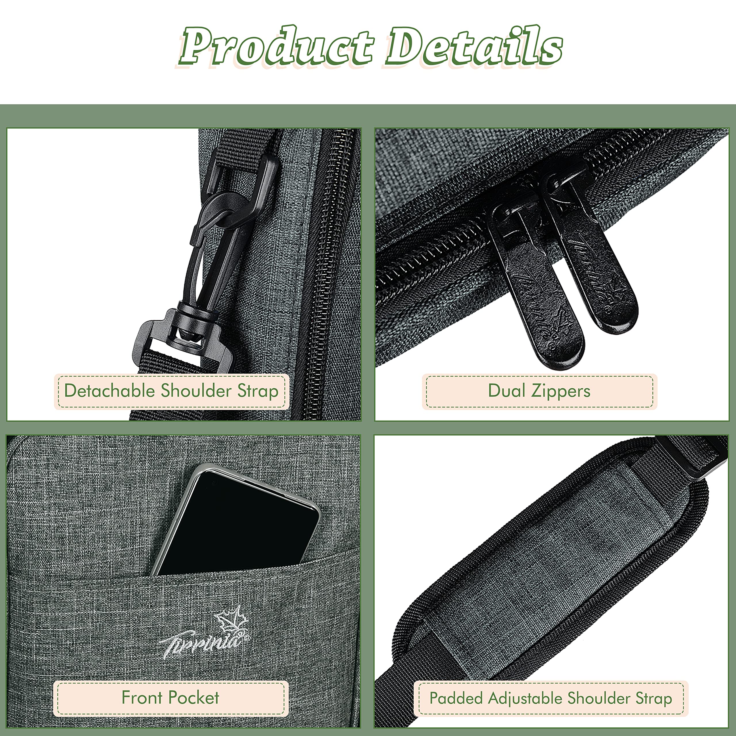 Tirrinia tote ideal for beach, park, tastings, and travel.