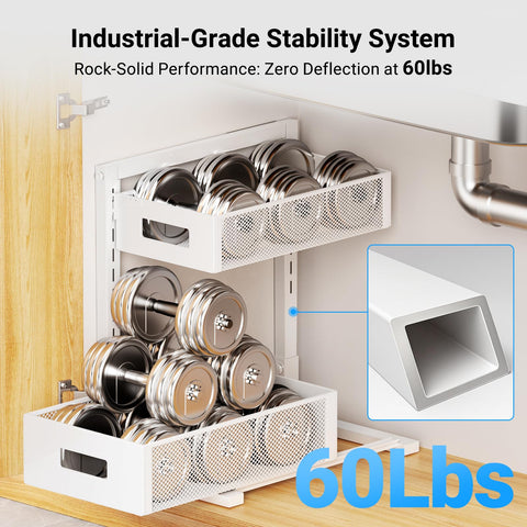 TISTAYA multi-use under-sink storage ideal for kitchen, bathroom, and more.