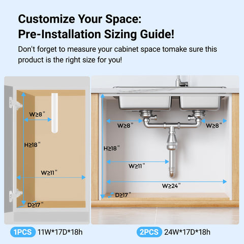 TISTAYA under-sink drawer slide shows sturdy metal construction and durable storage.