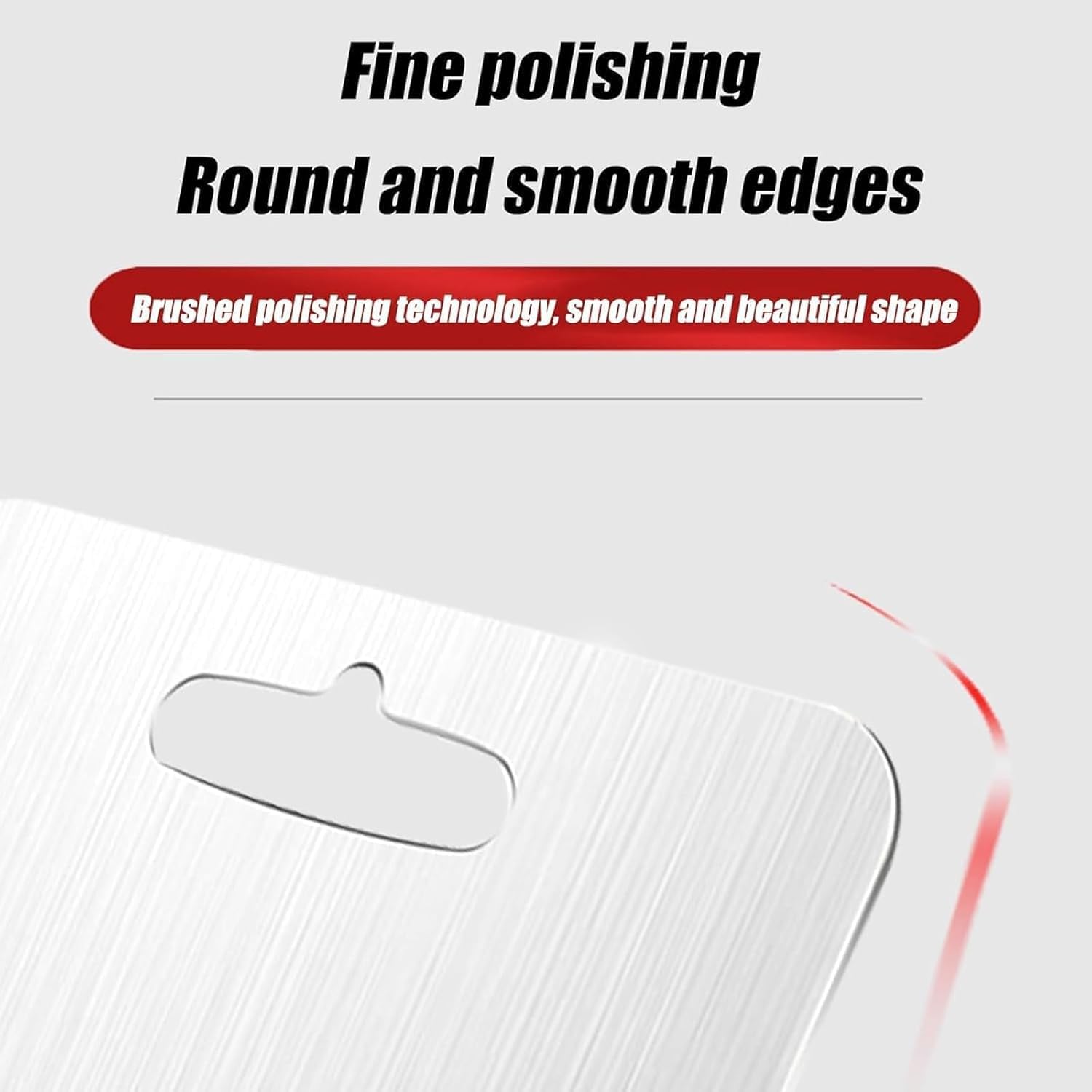 Titanium cutting board set 3 small board closeup showing hygiene-friendly material.