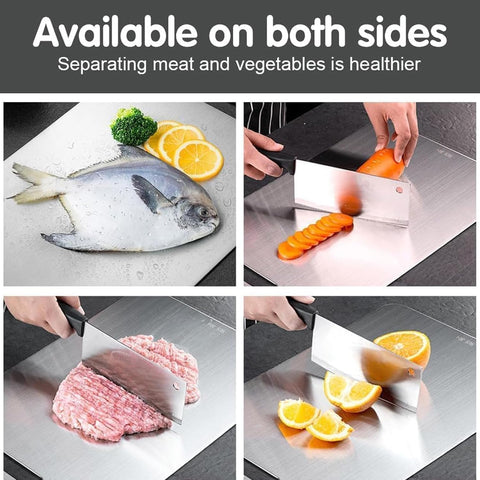 Titanium cutting board set 3 travel picnic ready for outdoors.