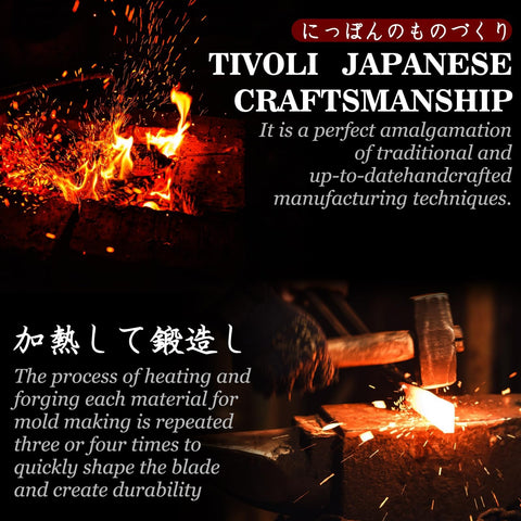 TIVOLI Ulu knife full tang blade close-up signaling durability