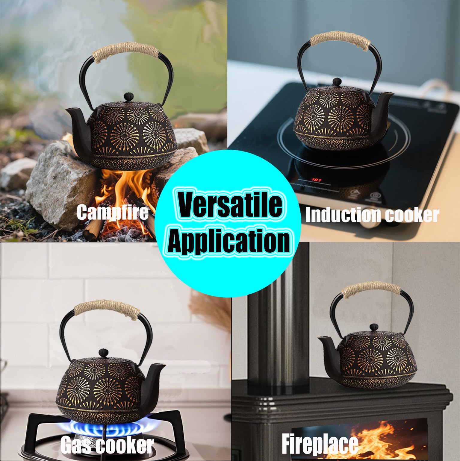 TiwisiTe teapot arc-spout design enables precise pouring with no drips