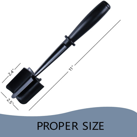 Tixill hamburger chopper ergonomic handle for comfortable prep.