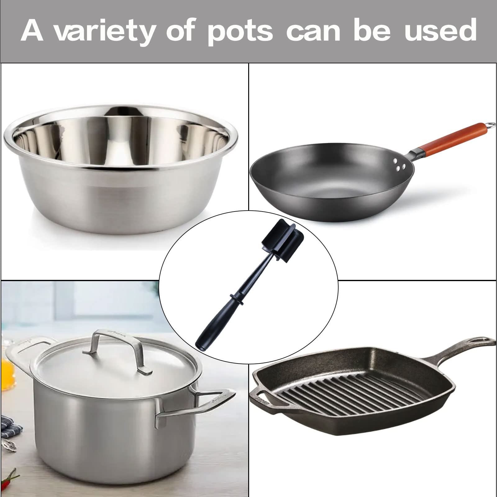 Tixill potato masher smooth mash for creamy results.