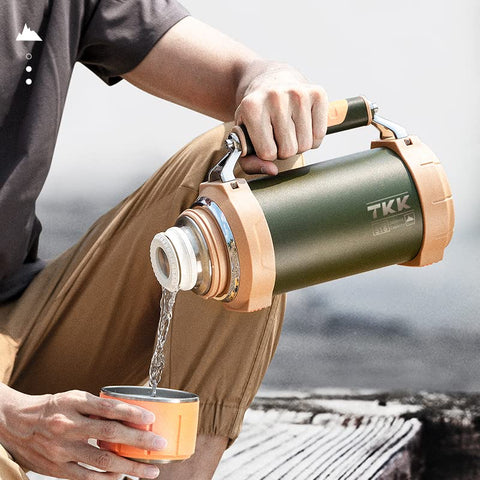 TKK bottle easily fits in bags and vehicle cup holders