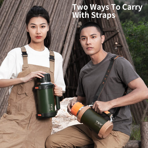 TKK double-wall insulation preserves hot or cold drinks for hours