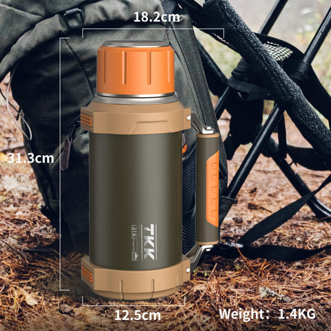 TKK zinc alloy handle adds strength for tough outdoor use