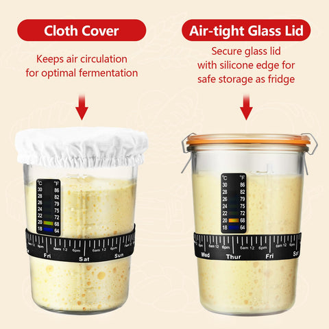 TKVAZK silicone spatula included for gentle mixing