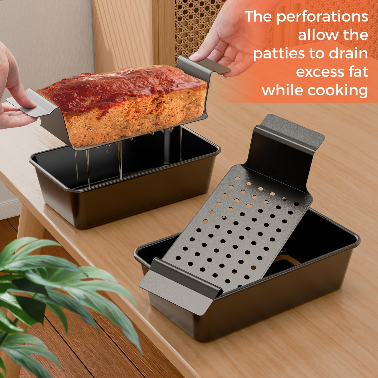 TLAZZ drain-tray wide-handles enable safe, confident transfer with mitts.