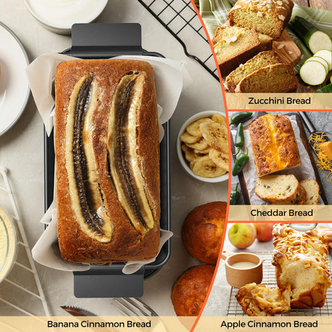 TLAZZ easy-clean design simplifies rinsing and wipe-down after baking.