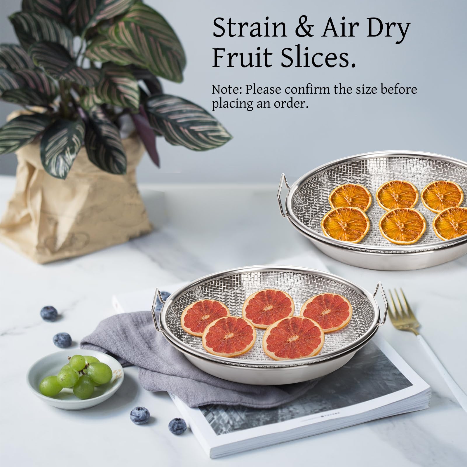 Tlence 10.3-inch tray stacks for space-saving storage