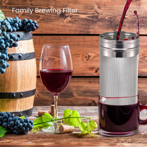 Tlence beer brewing filter set suitable for keg, wine, coffee, and juice