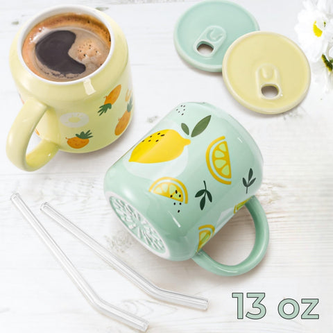 Tlence mugs are dishwasher-safe and oven-friendly for easy care.