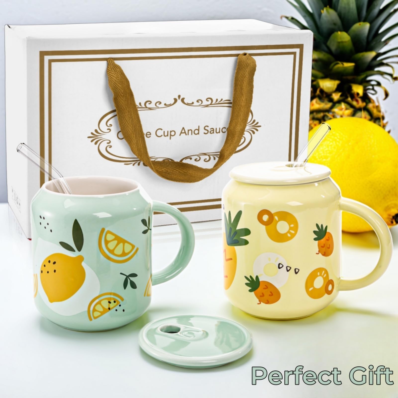 Tlence gift-ready packaging, perfect for gifting cute mugs.