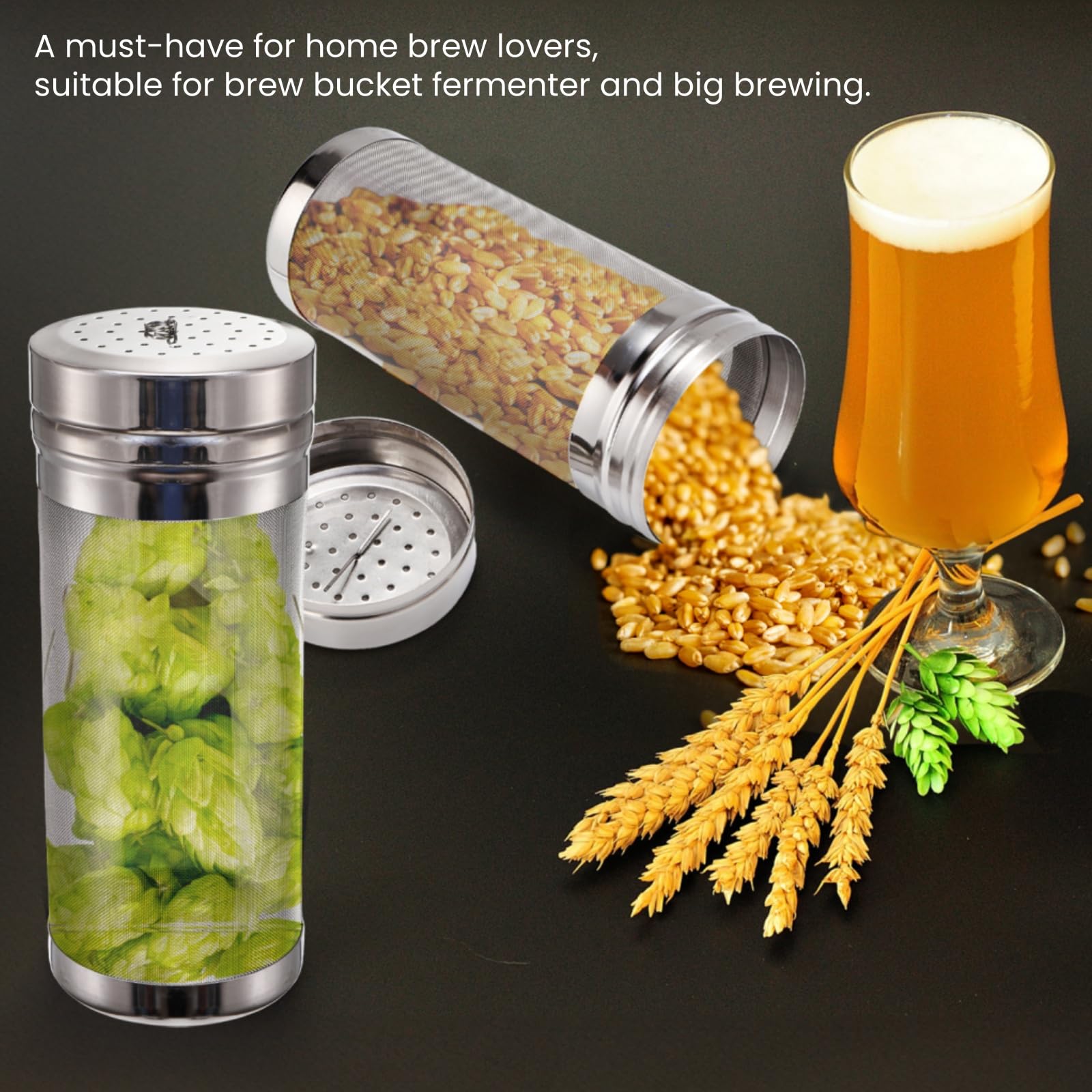 Tlence hop strainer for kettle prevents hops from slipping into the beer