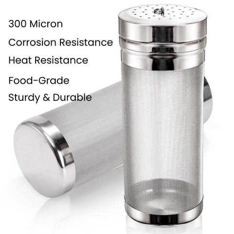 Tlence hopper with uniform porosity boosts clarity and aroma in your brew