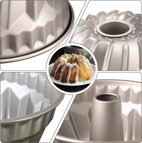 TLIOCAS nonstick coating promotes easy release and quick cleanup.