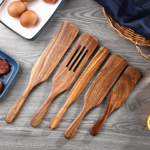 Tmkit packaging display of wooden kitchen tools set