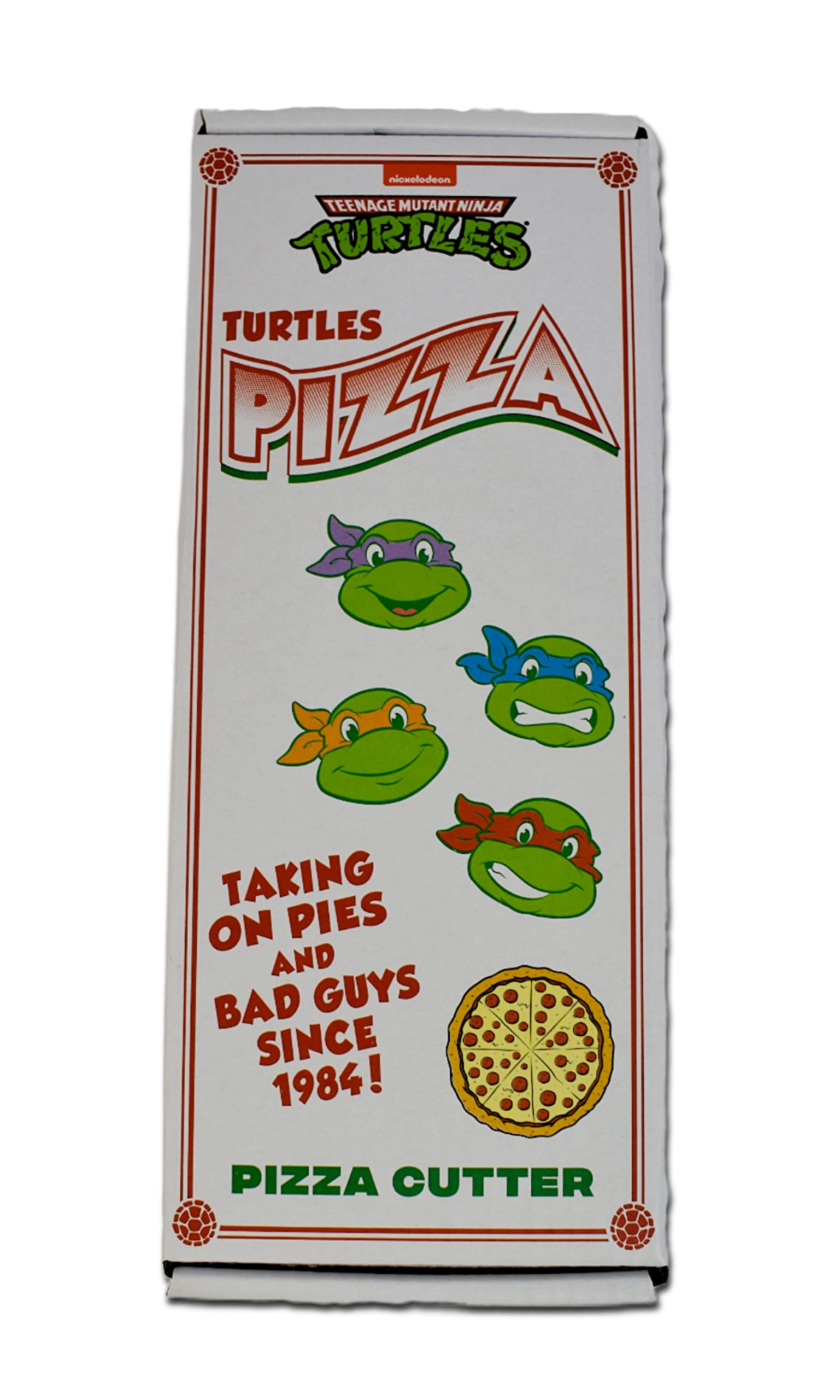 TMNT pizza cutter with stainless steel blade delivers durable, sharp slicing