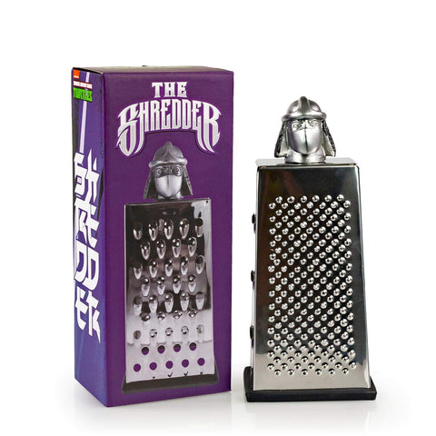 TMNT Shredder ninja crest detail enhances collectible kitchen display