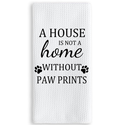 TNUW dog-themed gift towel for kitchen and decor