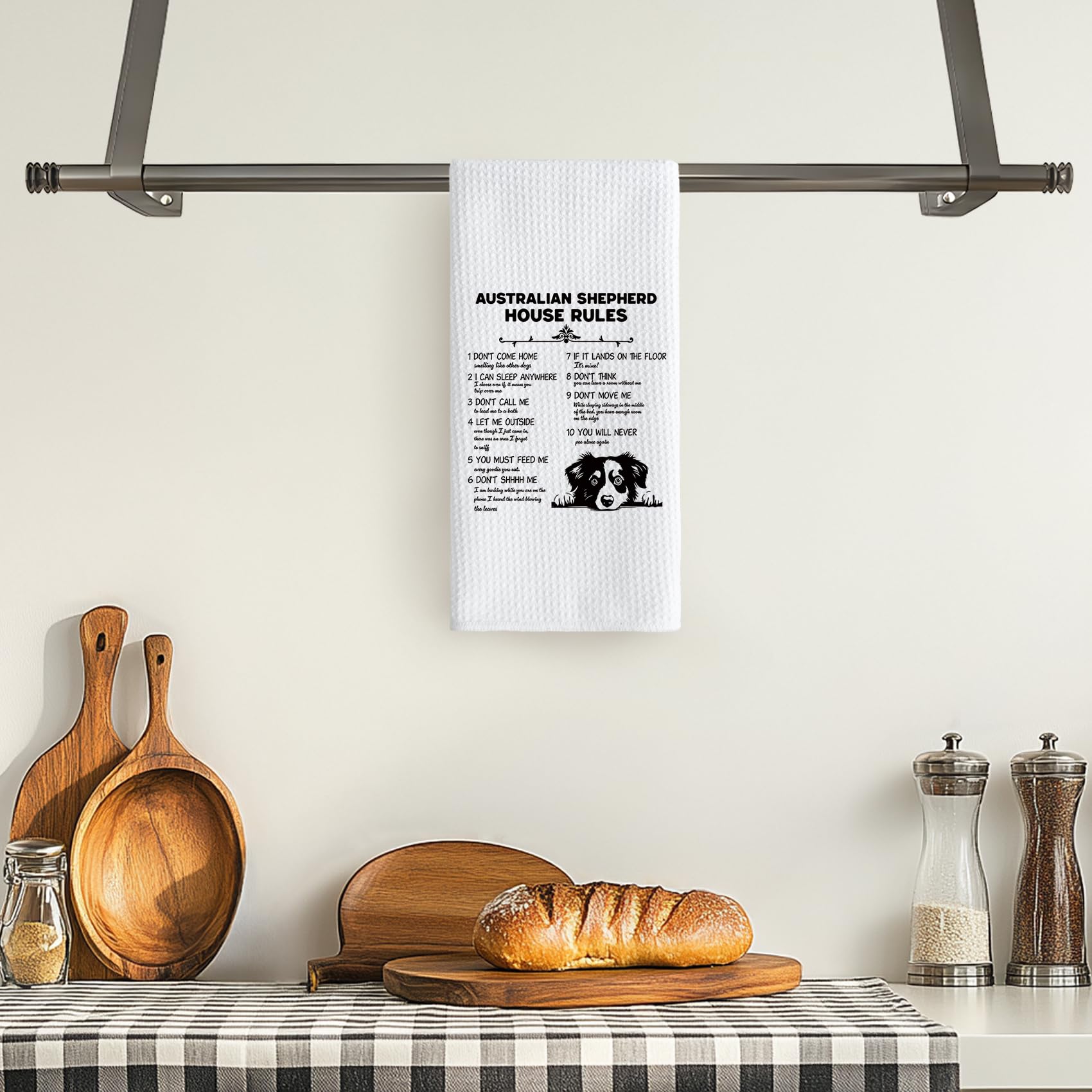 TNUW simple graphic design towel blends with many decors and daily tasks.