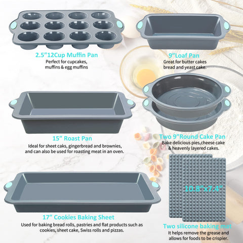 To encounter silicone baking mats: grease draining for cleaner meals