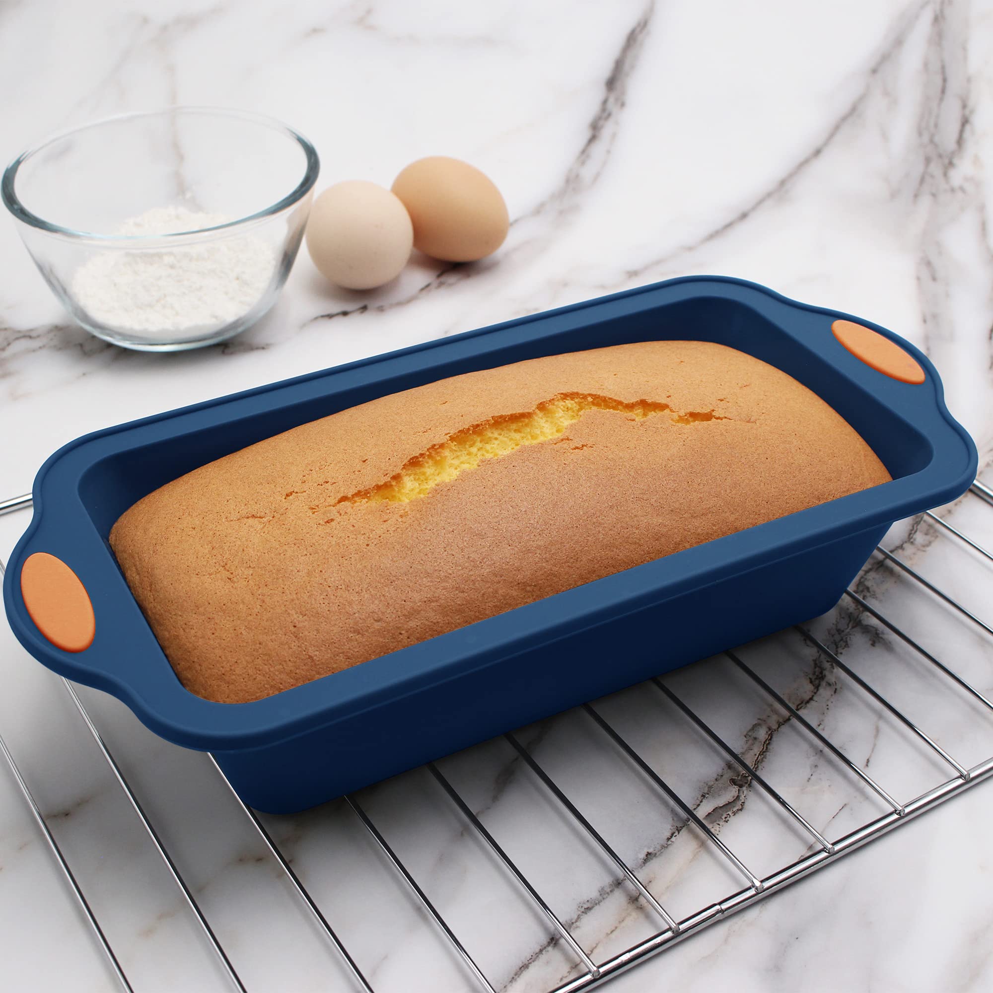 To encounter 8 in 1 silicone bake set round cake pans ensure uniform browning