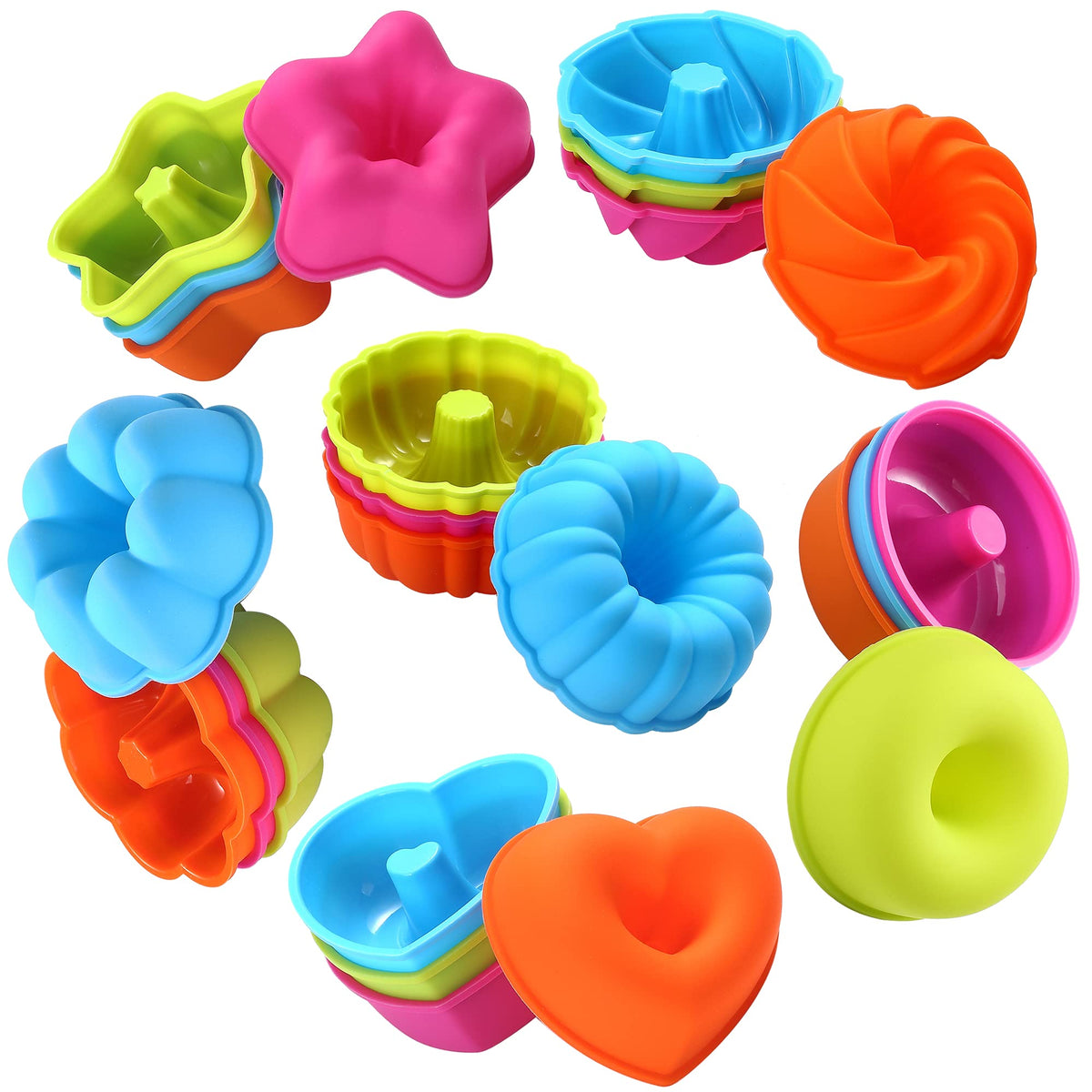 To encounter 2.75 inch donut mold for easy release donuts and muffins