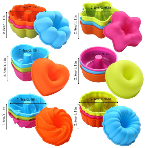 To encounter easy release donuts shown in a bake-ready setup