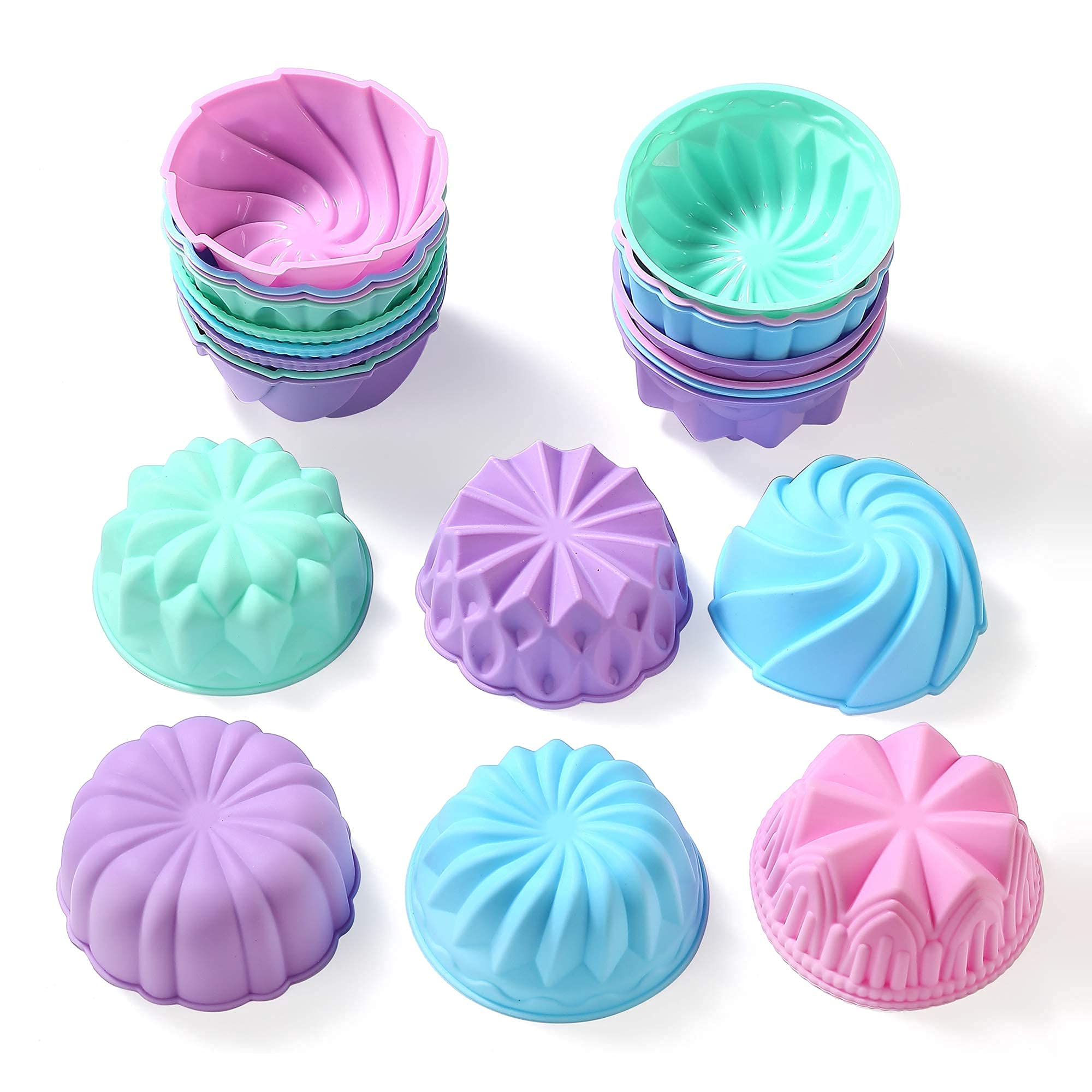 To encounter large 24-piece set suitable for batch baking and gatherings