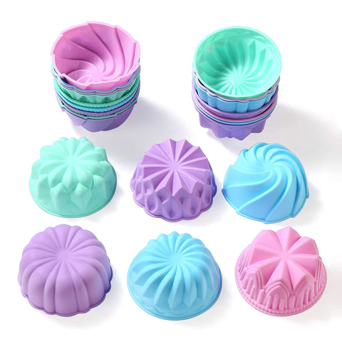 To encounter large 24-piece set suitable for batch baking and gatherings