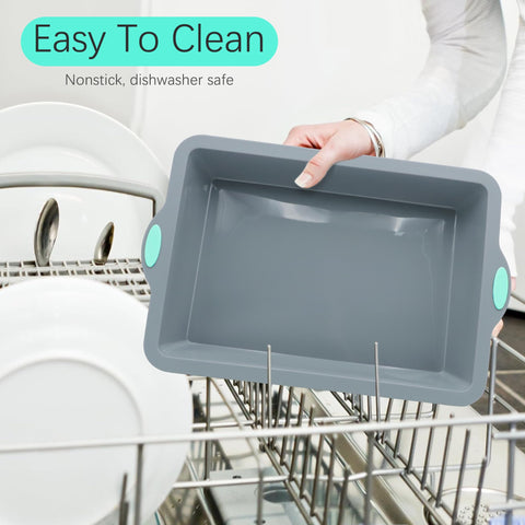 To encounter silicone baking pans set cake pan with smooth release.