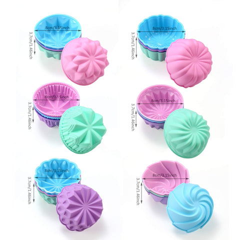 To encounter silicone cupcake cups showing easy-release attributes