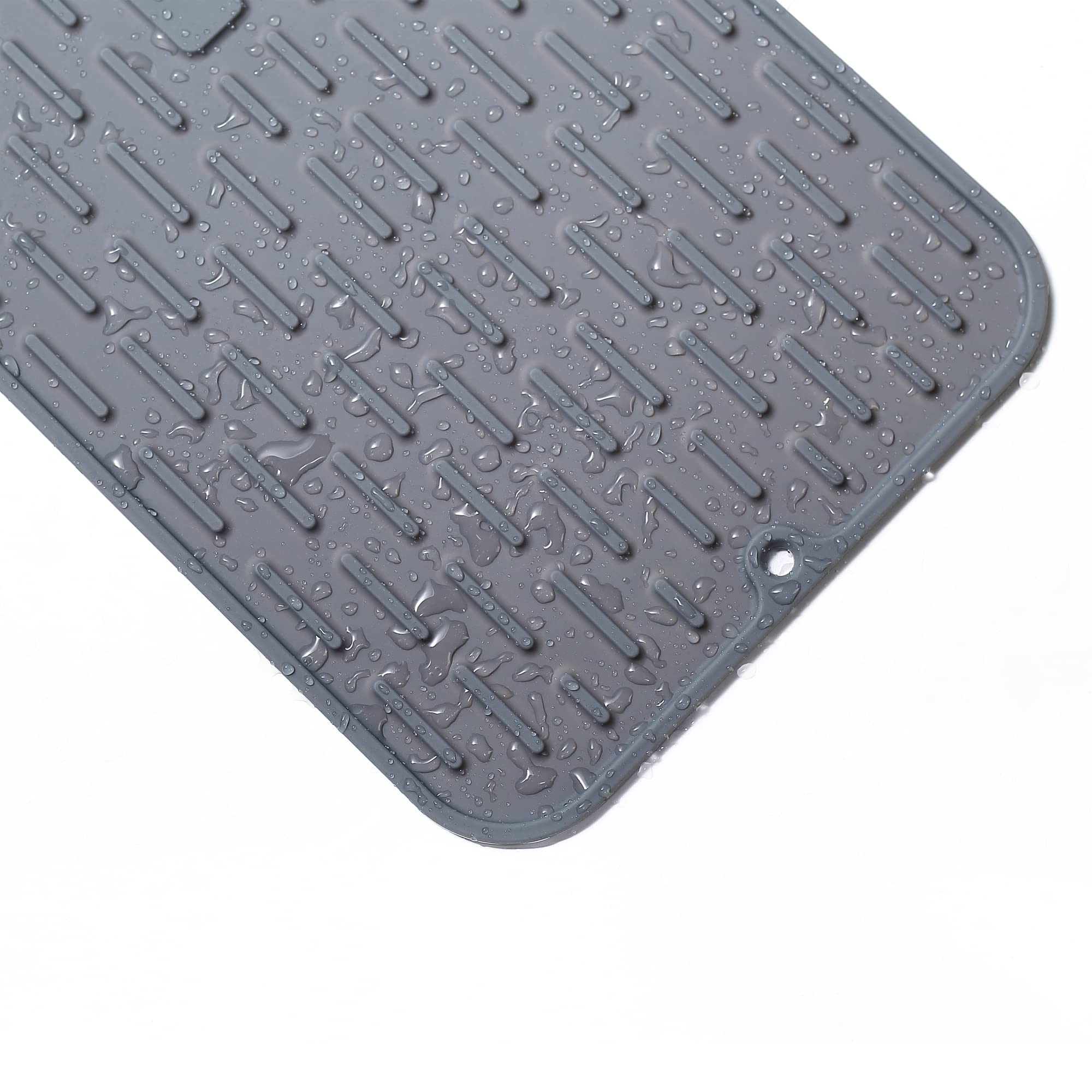 To encounter stemware drying mat 17.5x8 inches promotes fast drainage for wine glasses