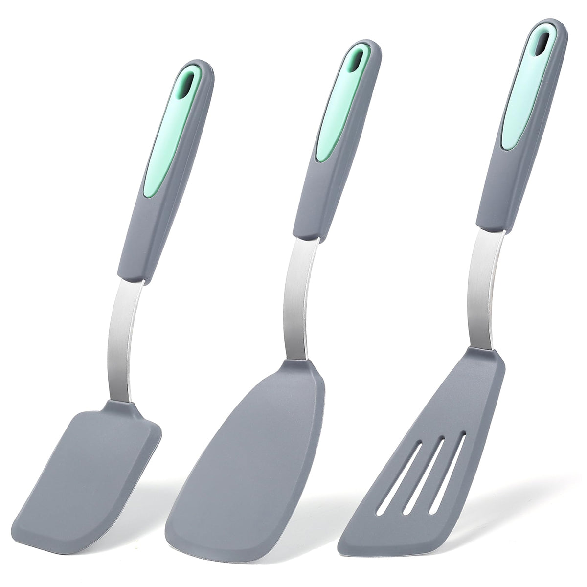 To Encounter silicone spatula set overview for versatile nonstick cooking and baking.