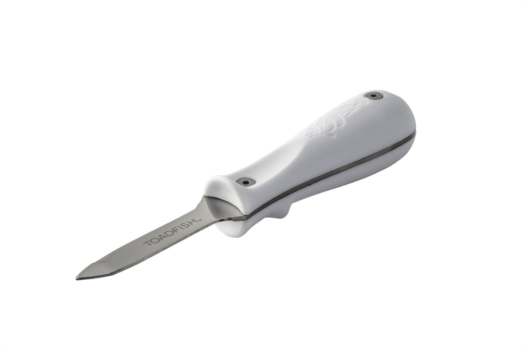Toadfish Oyster Shucking Knife professional blade for thicker shells and precise leverage.