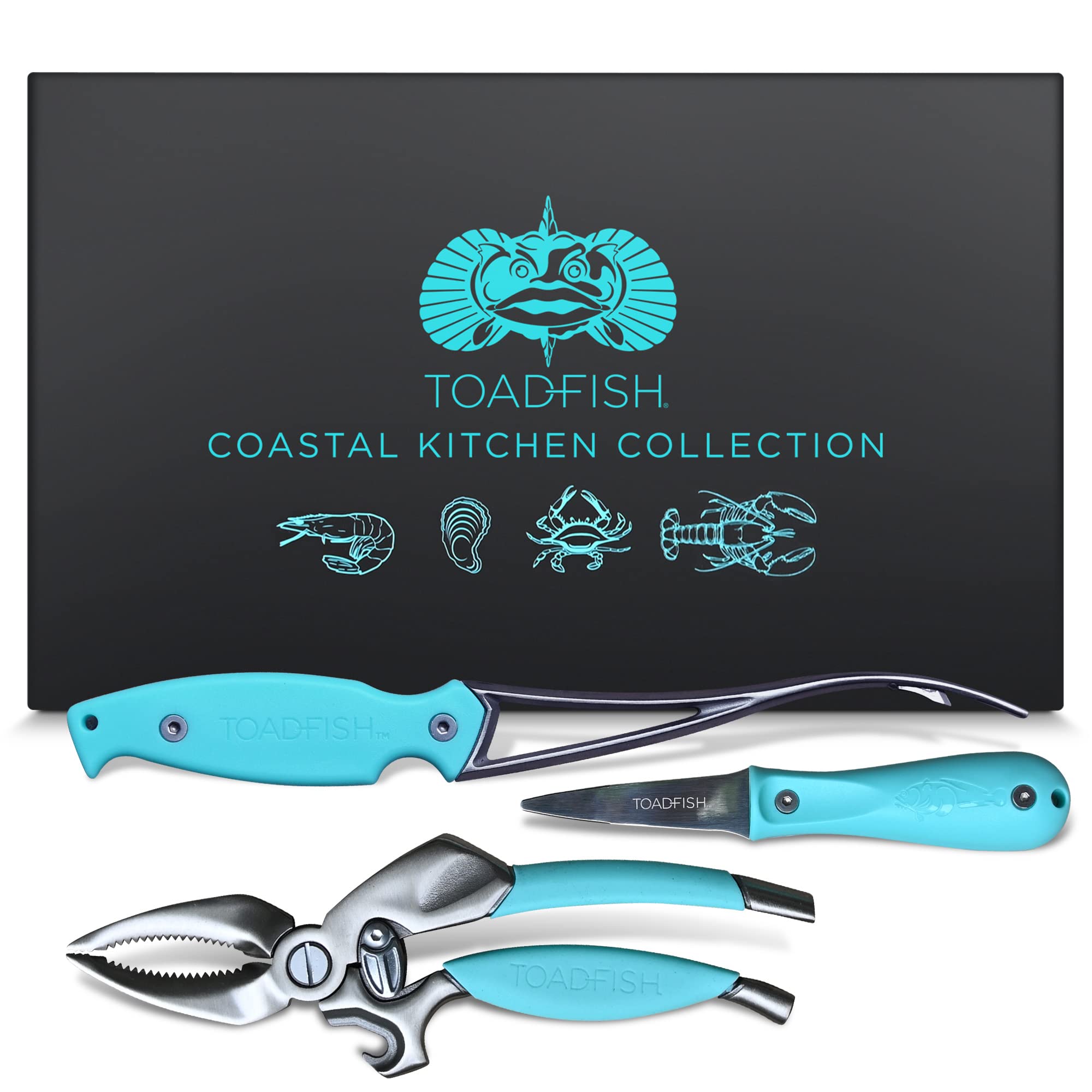 Toadfish shrimp deveiner peeling and butterflying shrimp in one smooth motion