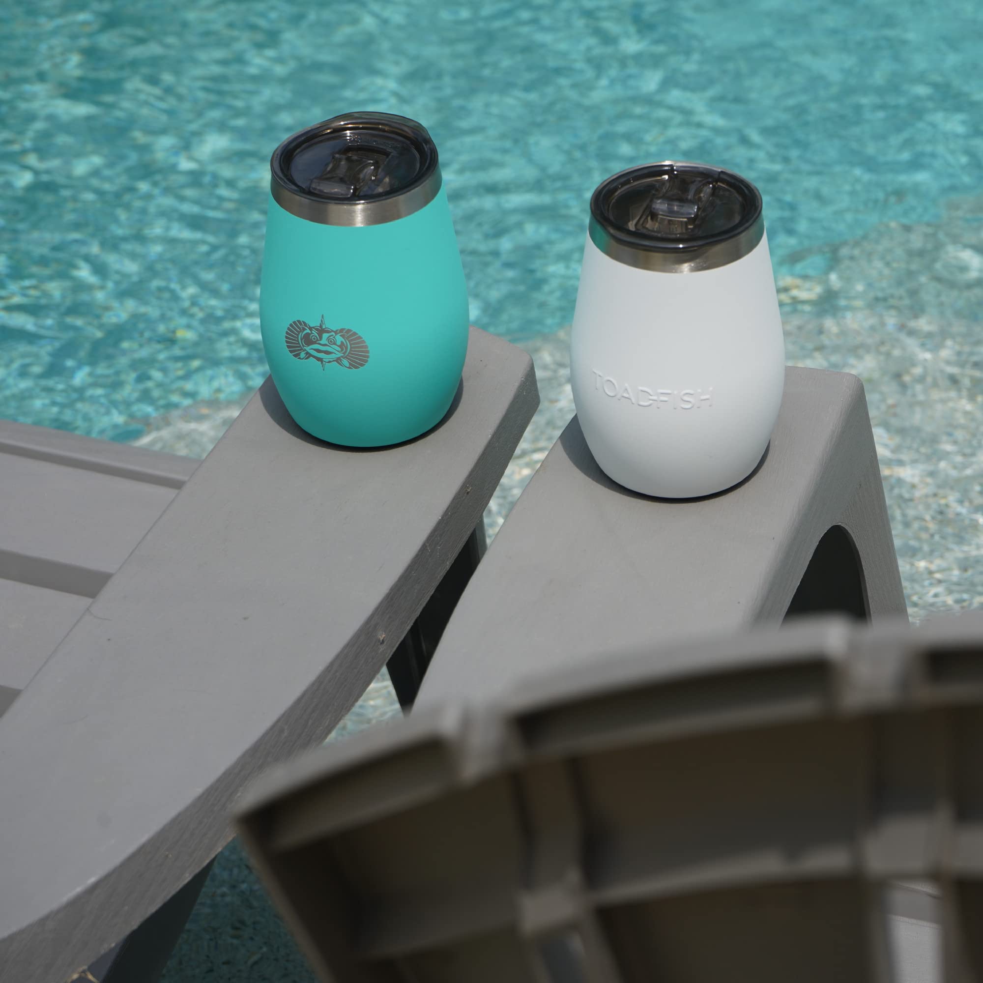 Toadfish stainless steel construction resists rust and punctures for outdoor reliability.