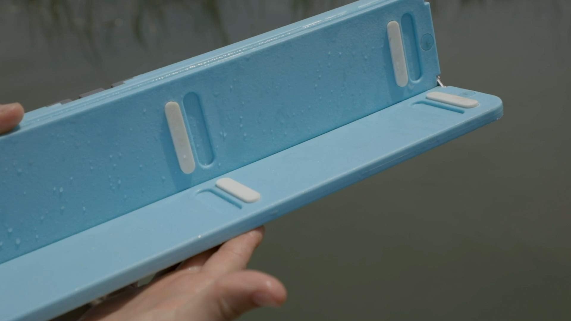 Toadfish Stowaway Cutting Board ceramic sharpener for fine edge honing.